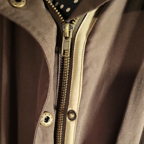 Market & Spruce Very Soft Olive Utility Jacket with Removable Hood - Picture 4 of 10